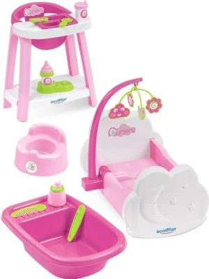 ECOIFFIER écoiffier 3 In 1 Puppenpflege-Set 1 ECOIFFIER écoiffier 3 In 1 Puppenpflege-Set