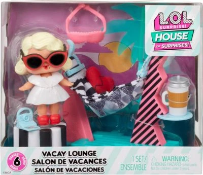 L.O.L. Furniture Playset With Doll - Leading Baby + Vacay Lounge 1 L.O.L. Furniture Playset With Doll - Leading Baby + Vacay Lounge