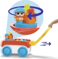MEGA BLOKS Bauset Drehwagen Für Bausteine Mit 1 Drehwagen -Spielzeugladen 25916286 04