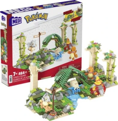 Mega Construx Pokémon Dschungel-Ruinen Bauset, Konstruktions-Spielzeug 1 Mega Construx Pokémon Dschungel-Ruinen Bauset, Konstruktions-Spielzeug