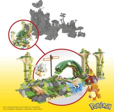 Mega Construx Pokémon Dschungel-Ruinen Bauset, Konstruktions-Spielzeug 6 Mega Construx Pokémon Dschungel-Ruinen Bauset, Konstruktions-Spielzeug – Bild 6