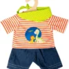 Heless Puppen-Shorts Mit T-Shirt "Dino", 3-teilig, Gr. 35-45 Cm