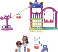Enchantimals Spielplatz Set Mit 2 Puppen & Tierfreunden Inkl. Zubehör