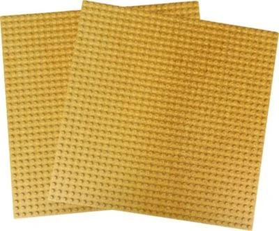 Stapelbare Bauplatte (25,5 X 25,5 Cm, 32 X 32 Noppen), Wüstensand, 2er Set 1 Stapelbare Bauplatte (25,5 X 25,5 Cm, 32 X 32 Noppen), Wüstensand, 2er Set
