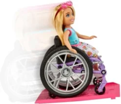 Barbie Chelsea-Puppe (blond) Und Rollstuhl. Spielzeug Für Kinder Ab 3 Jahren -Spielzeugladen 26406524 03