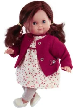 Schildkröt Puppe Schlummerle Gr. 32 Cm (kämmbare Braune Haare, Blaue Schlafaugen, Baby Puppe Inkl. Kleidung Im Hagebutten-Look)