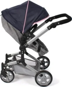CHIC 2000 Kombi-Puppenwagen "LINUS", Melange Grau-navy 11 CHIC 2000 Kombi-Puppenwagen "LINUS", Melange Grau-navy -Spielzeugladen 27379270 06