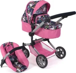 CHIC 2000 Kombi-Puppenwagen "LINUS", Einhorn