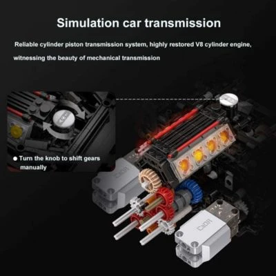 CADA Klemmbausteinset Sportwagen C61042W 5 CADA Klemmbausteinset Sportwagen C61042W – Bild 5