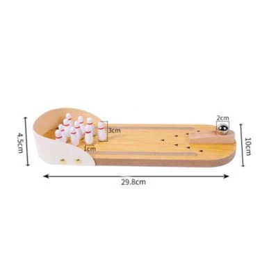 Vicabo Tisch Bowling Holzspielzeug Geschicklichkeitsspiele Für Kinder 2 Vicabo Tisch Bowling Holzspielzeug Geschicklichkeitsspiele Für Kinder – Bild 2