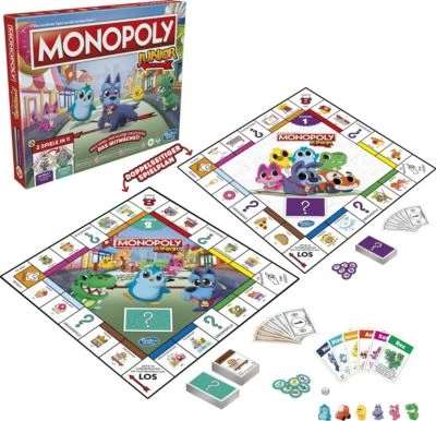 Hasbro Gaming Monopoly Junior – 2-in-1-Spiel 6 Hasbro Gaming Monopoly Junior – 2-in-1-Spiel – Bild 6