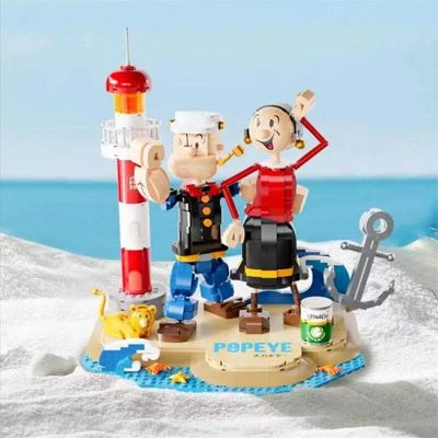 Klemmbausteinset Pantasy 86401 Popeye & Olive Oil 1 Klemmbausteinset Pantasy 86401 Popeye & Olive Oil