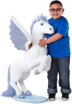 Melissa & Doug Pegasus - Plüsch, Weiches Spielzeug über 1 Meter Groß