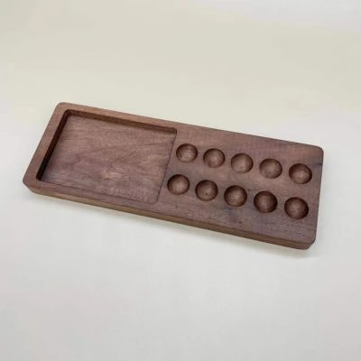 Brighten Lernspielzeug Für Kinder Black Walnut Log Zehn Raster Digitale Bausteine 2 Brighten Lernspielzeug Für Kinder Black Walnut Log Zehn Raster Digitale Bausteine – Bild 2