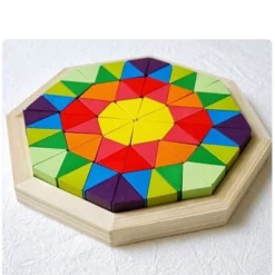 Brighten Bausteinspielzeug Für Kinder Regenbogenblöcke, Tangram -Spielzeugladen 29722490 05