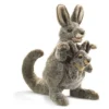 Folkmanis Handpuppe Känguruh Mit Baby / Kangaroo With Joey