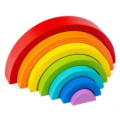 Debuy Holzbausteine Für Kinder Regenbogen Bausteinspielzeug Für Kinder 2 Debuy Holzbausteine Für Kinder Regenbogen Bausteinspielzeug Für Kinder – Bild 2