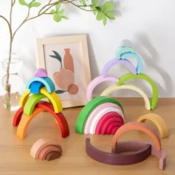 Debuy Holzbausteine Für Kinder Regenbogen Bausteinspielzeug Für Kinder 9 Debuy Holzbausteine Für Kinder Regenbogen Bausteinspielzeug Für Kinder -Spielzeugladen 30145952 04