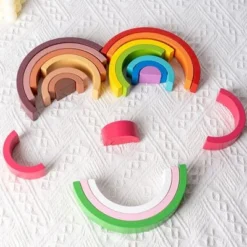 Debuy Holzbausteine Für Kinder Regenbogen Bausteinspielzeug Für Kinder 10 Debuy Holzbausteine Für Kinder Regenbogen Bausteinspielzeug Für Kinder -Spielzeugladen 30145952 05