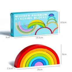 Debuy Holzbausteine Für Kinder Regenbogen Bausteinspielzeug Für Kinder 11 Debuy Holzbausteine Für Kinder Regenbogen Bausteinspielzeug Für Kinder -Spielzeugladen 30145952 06