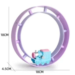 Syntek Aufziehbarer Cartoon-Spielzeugtriebwagen Purzelbahn Rundschienenzug Kinder -Spielzeugladen 30335461 06