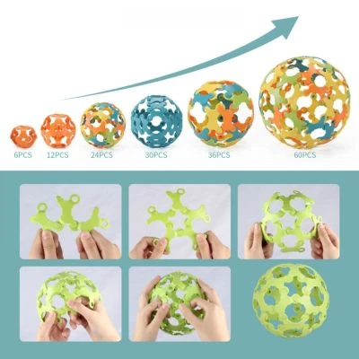 SHAOKE 36 STÜCKE Verschiedene Bausteine Pädagogisches Puzzle-Spielzeug Steckbausteine 4 SHAOKE 36 STÜCKE Verschiedene Bausteine Pädagogisches Puzzle-Spielzeug Steckbausteine – Bild 4