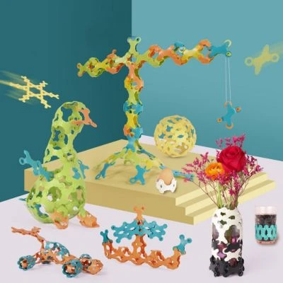 SHAOKE 36 STÜCKE Verschiedene Bausteine Pädagogisches Puzzle-Spielzeug Steckbausteine 5 SHAOKE 36 STÜCKE Verschiedene Bausteine Pädagogisches Puzzle-Spielzeug Steckbausteine – Bild 5