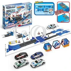 Debuy Spielzeugauto-Set Für Kinder / Zufällige Farben Kinder Metall Katapult Rennspielzeug Set / Zufällige Farben