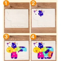 Enbaoxin Holzpuzzle Tierpuzzle Brett Spielzeug Montessori Puzzle Kinderspielzeug Für Frühes Lernen 11 Enbaoxin Holzpuzzle Tierpuzzle Brett Spielzeug Montessori Puzzle Kinderspielzeug Für Frühes Lernen -Spielzeugladen 30789650 06