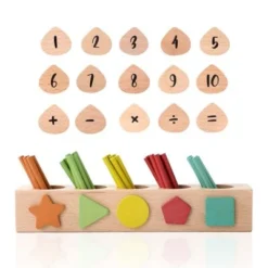 Syntek Zählstabzähler Für Kinder Früher Mathematikunterricht Für Kinder, Lehrmittel, Aufklärung, Lernspielzeug -Spielzeugladen 30790737 06