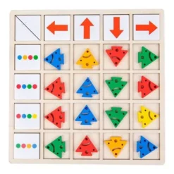 Syntek Training Richtung Farbpfeil Tischspiel Lehrmittel Für Die Farberkennung Von Kleinkindern -Spielzeugladen 30790836 03