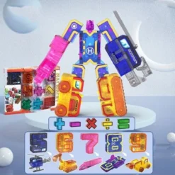 Epik Montieren Roboter Transformation Bausteine Nummer Modell Digitalen Baustein Puzzle Für Kinder