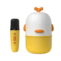 Enbaoxin Heimfernseher Mit Singendem Kindermikrofon Lautsprecher Projektion Karaoke-Audio-Mikrofon-Audio