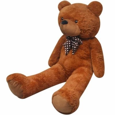 VidaXL Weicher XXL-Plüsch-Teddybär Braun 135 Cm Teddybär 2 VidaXL Weicher XXL-Plüsch-Teddybär Braun 135 Cm Teddybär – Bild 2