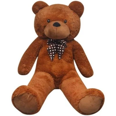 VidaXL Weicher XXL-Plüsch-Teddybär Braun 160 Cm Teddybär 2 VidaXL Weicher XXL-Plüsch-Teddybär Braun 160 Cm Teddybär – Bild 2
