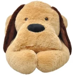 VidaXL Hund Stofftier Plüsch Braun 120 Cm Plüschtier -Spielzeugladen 31019118 03