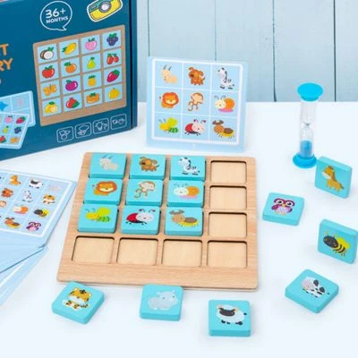 Syntek Holz Memory Schach Kinder Tischspiel Holz-Karten Sofortspeicherkarte Memory Spiel 4 Syntek Holz Memory Schach Kinder Tischspiel Holz-Karten Sofortspeicherkarte Memory Spiel – Bild 4