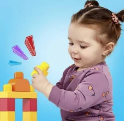 Mega Bloks Bausteine-Beutel Bunt (60 Teile), Steck-Bausteine Kinder, Bauklötze 8 Mega Bloks Bausteine-Beutel Bunt (60 Teile), Steck-Bausteine Kinder, Bauklötze -Spielzeugladen 3180432 03