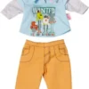 BABY Born® Puppenkleidung Longsleeve, Orange Hose, 43 Cm
