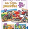 Ravensburger 4-tlg. Puzzle Set, 2,4,6+8 Teile, 21x15 CmBei Der Arbeit