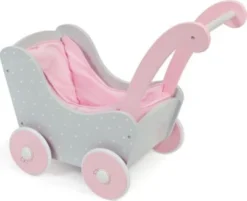 CHIC 2000 Holz-Puppenwagen, Puntos Grey