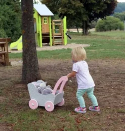 CHIC 2000 Holz-Puppenwagen, Puntos Grey -Spielzeugladen 6681596 05