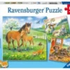 Ravensburger 3er Set Puzzle, Je 49 Teile, 21x21 Cm, Kuschelzeit